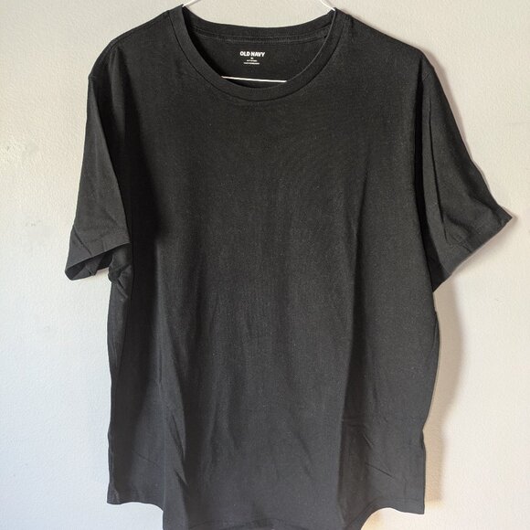 Multiple (3) Black/Navy Blue Men's T-Shirts Solid Color X-Large - Picture 4 of 5